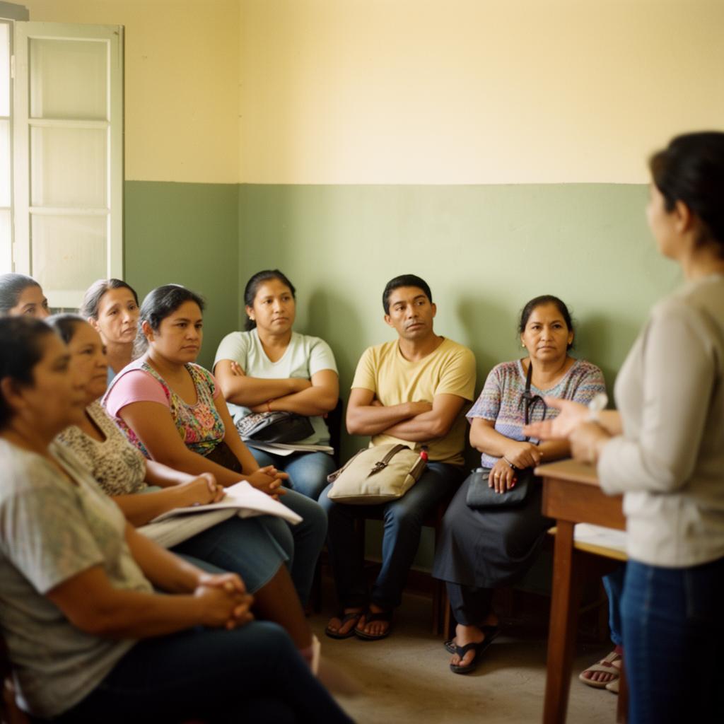 Familias en un espacio de formación y acompañamiento.
